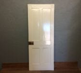 White 4 Panelled Door One Side Inlay