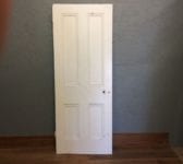 White 4 Panelled Door One Side Inlay