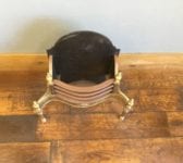 Brass & Cast Iron Regency Style Fire Basket