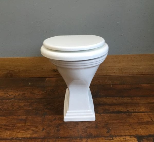 White Fired Earth Toilet