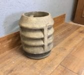 Reclaimed Short Louvred Buff Chimney Pot