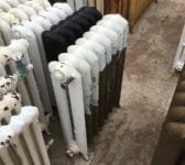 Half Painted Reclaimed Princess Radiator