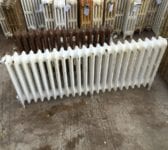 Long 3 Bar Reclaimed Painted Radiator