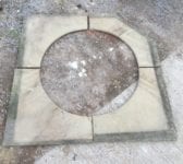 York Stone Feature Paving Surround Circle