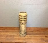 Tall Beige Louvred Chimney Pot