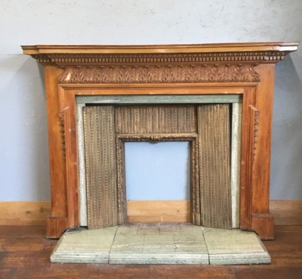 Arts and Crafts Fireplace & Marble Hearth