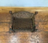 Cast Iron Fire Basket Integrated Fire Back