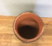 Tall Soot Covered Terracotta Chimney Pot
