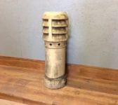 Tall Beige Louvred Chimney Pot