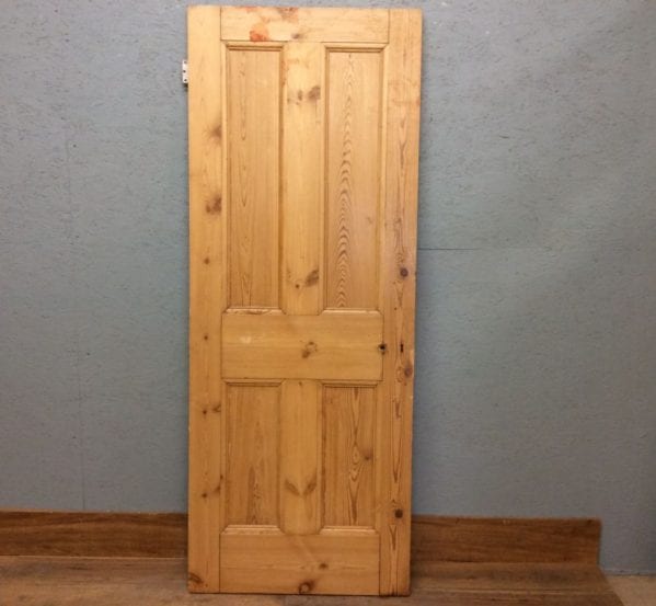 stripped Glossy 4 Panelled Door