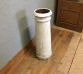 White Painted Reclaimed Chimney Pot