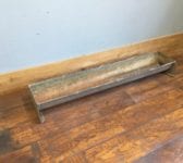 Rounded Bottom Metal Long Trough