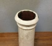 White Painted Reclaimed Chimney Pot
