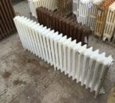 Long 3 Bar Reclaimed Painted Radiator