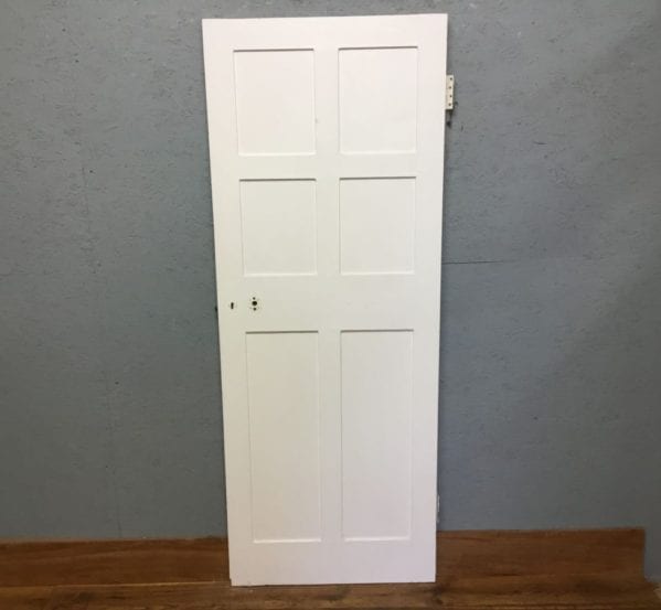 White Reclaimed Internal 6 Panel Door