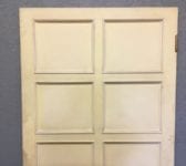 Half Painted 8 Panel Reclaimed Door