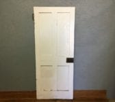 4 Panel Reclaimed White Painted Internal Door