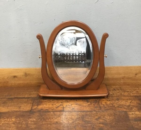 Oval Mirror On Swivel Stand