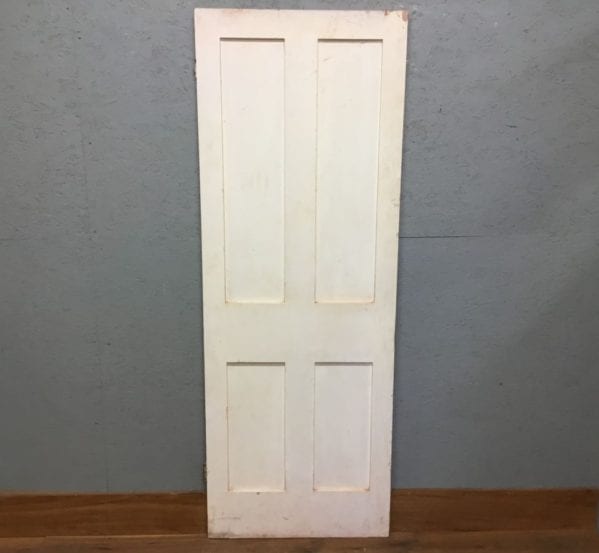 Reclaimed White Painted 4 Panel Door