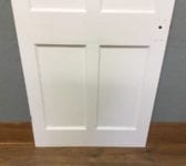 Beaded Reclaimed 4 Panel White Painted Door