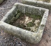 Reclaimed Cornish Granite Square Trough