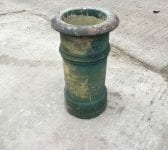 Reclaimed Painted Damaged Chimney Pot