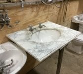 Bracket Reclaimed Marble Sink