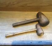Antique Wooden Lead Bending Tools