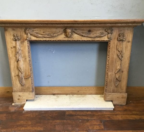 Beautiful Reclaimed Antique Pine Fire Surround
