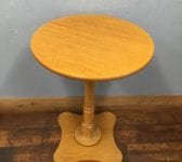 Pale Veneered Poseur Table