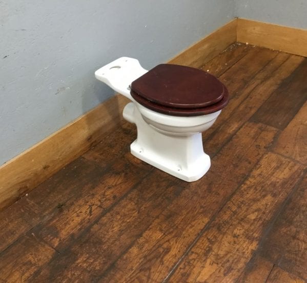 Reclaimed Dark Seated Toilet