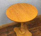 Light Wood Poseur Table