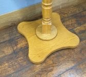 Pale Veneered Poseur Table