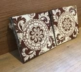 Brown & White Swirl Detail Tiles