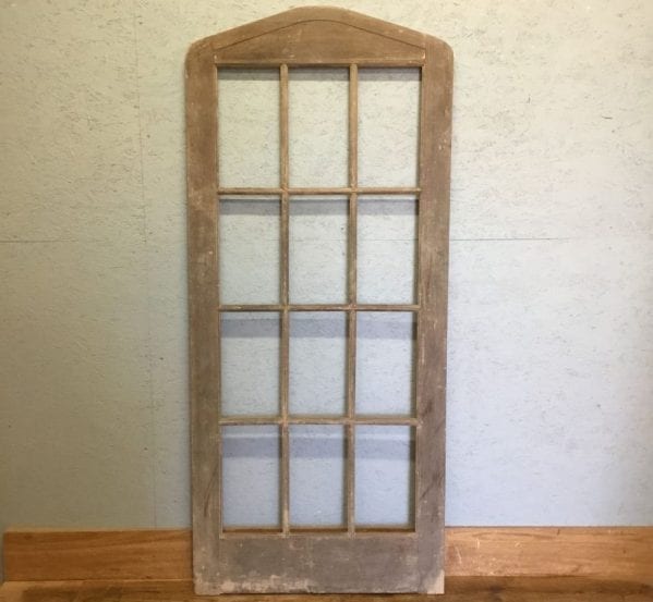 Arched Oak Door Shell No Glass