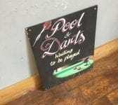 'Pool & Darts' Chalkboard Sign