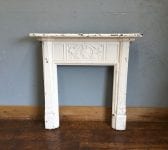 Reclaimed White Painted Fire Surround
