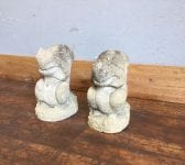 Reclaimed Squirrel Pair Statue