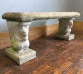 Reclaimed Squirrel Based Stone Bench