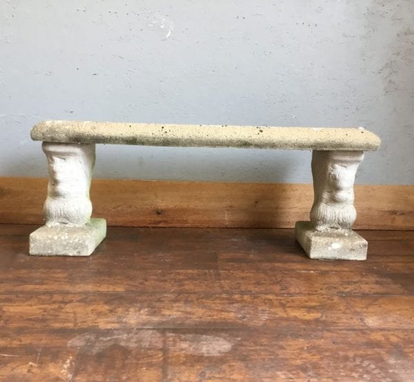 Reclaimed Squirrel Based Stone Bench