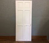 White Painted 6 Panelled Door