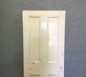 4 Panelled Reclaimed White Painted Door