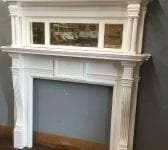 Large Mirrored Fire Surround & Over Mantle