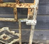 White Decorative Panel Single Gate