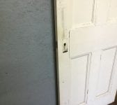 4 Panelled Reclaimed White Painted Door