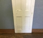 4 Panelled Reclaimed White Painted Door