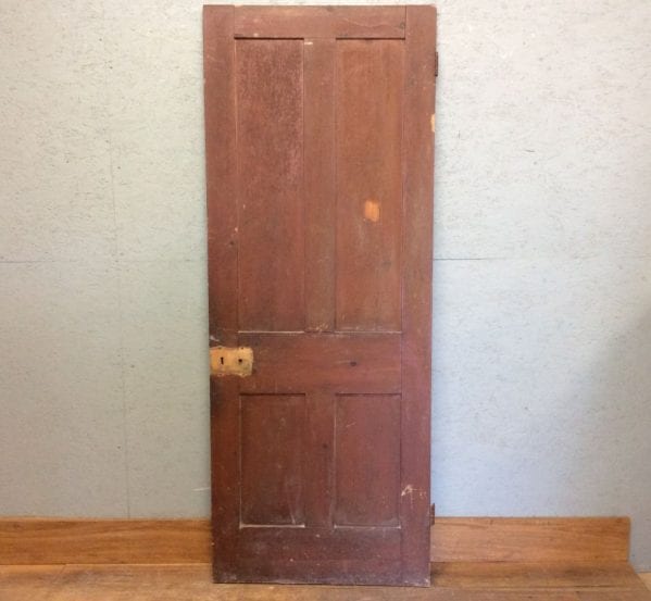 4 Panelled Brown Door