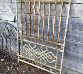 White Decorative Panel Single Gate