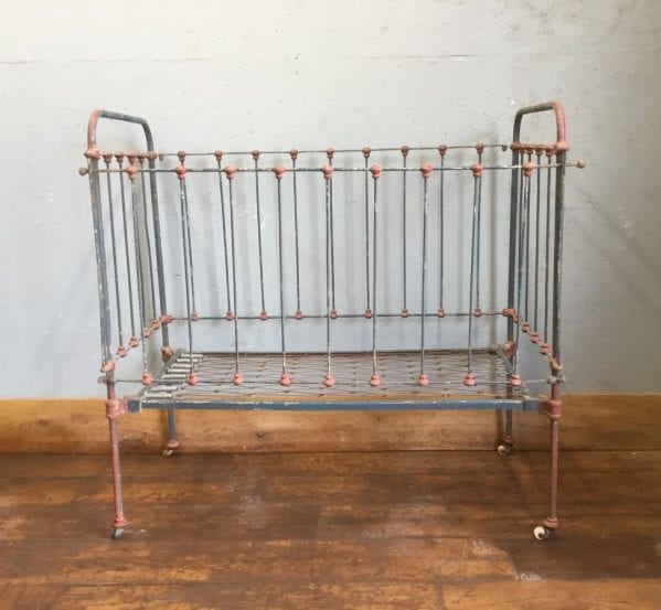 Wrought Iron Vintage Cot