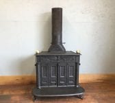 Large Reclaimed Cast Iron Log Burner